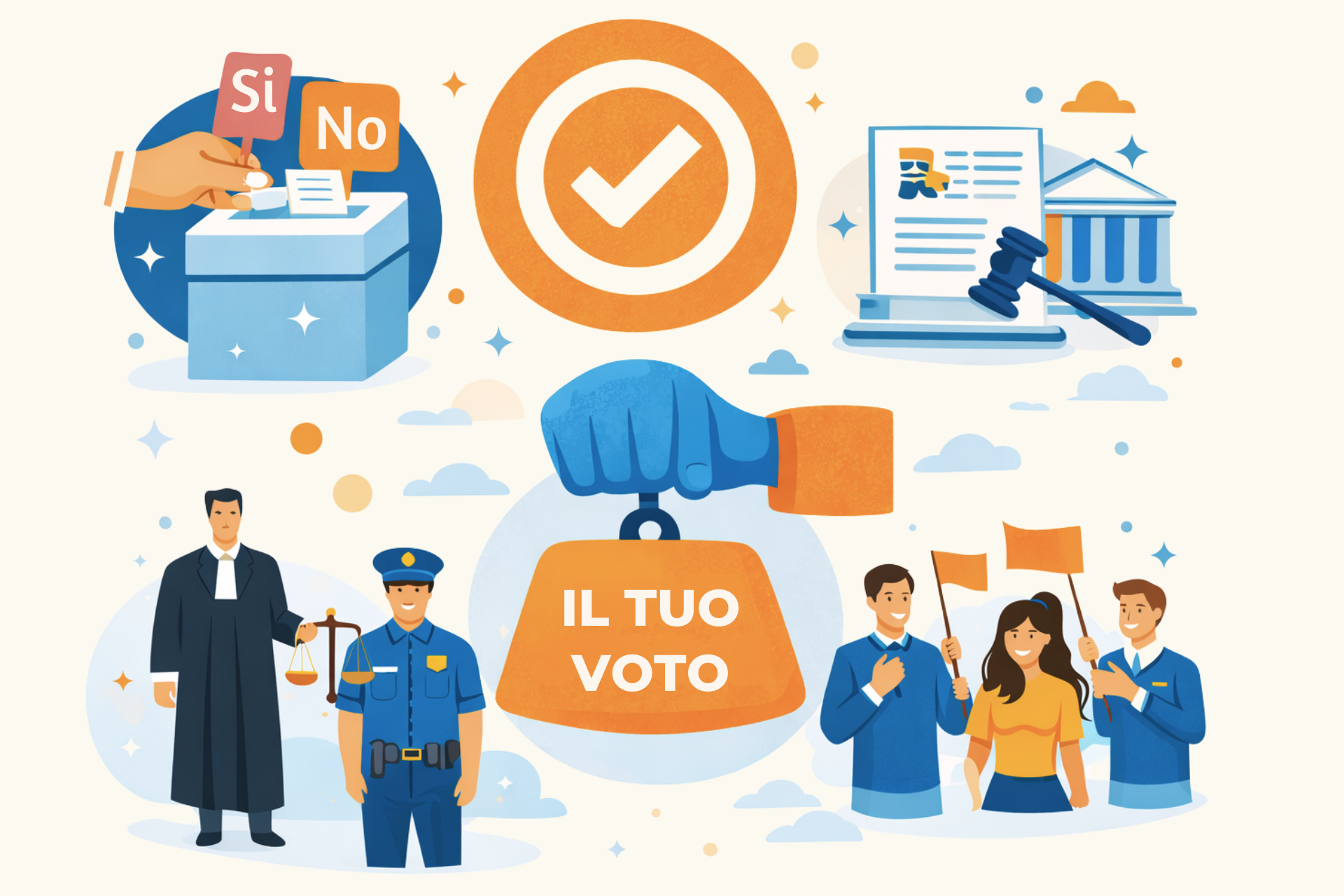 „Justizreferendum Italien 2026 Abstimmung mit JA oder NEIN und Bedeutung der eigenen Stimme“